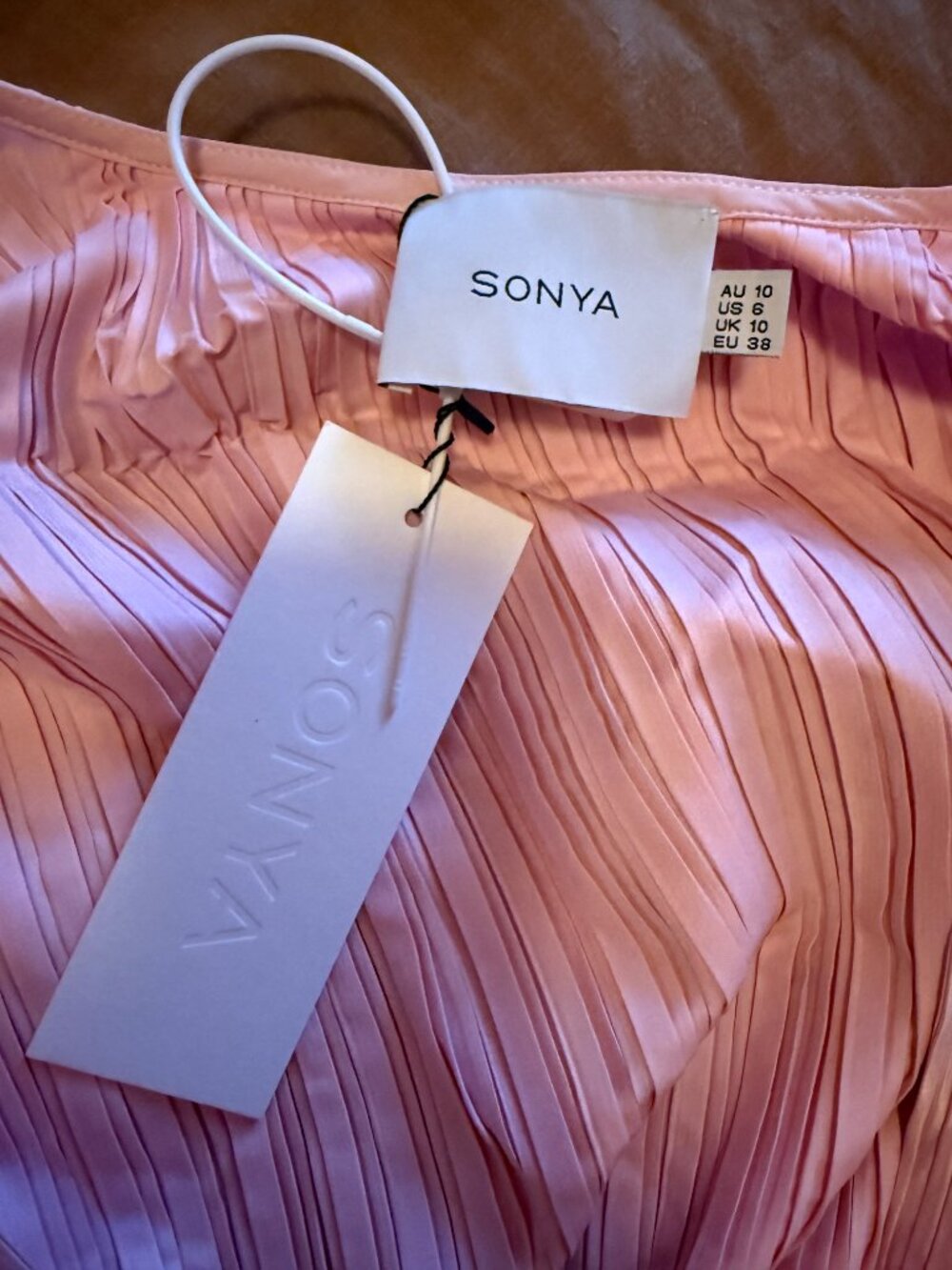 Sonya Gianna Pink Dress Size US 6 - Picture 4 of 4